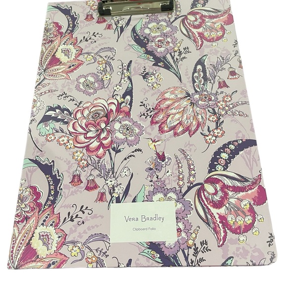 Vera Bradley Folio Clipboard in Hummingbird Park (NWT) - Picture 2 of 4